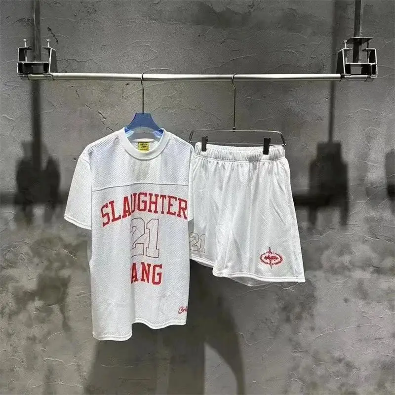 Corteiz Slaughter Gang 21 T-Shirt/Shorts Set 2
