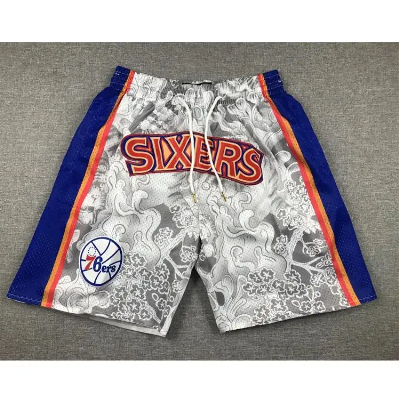 Embroidery NBA Basketball shorts 1