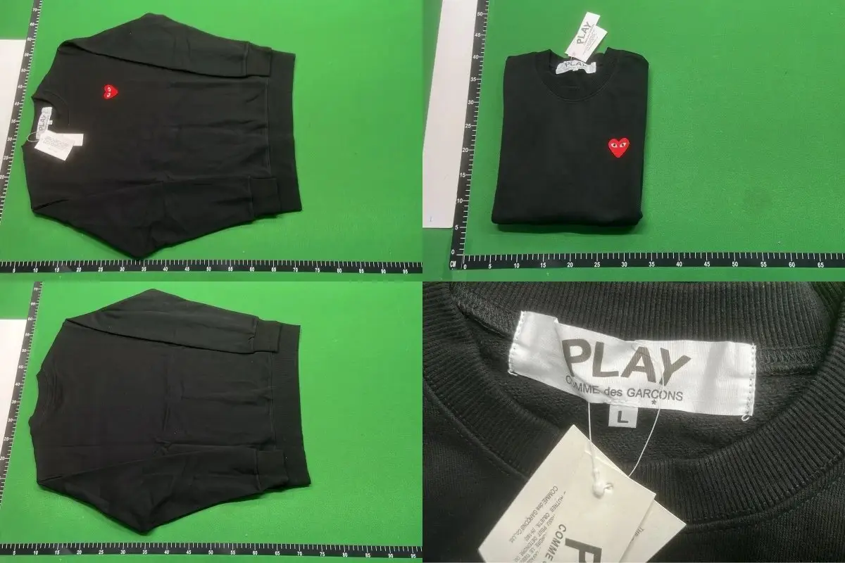Comme des Garçons PLAY Heart Print Sweatshirt 2